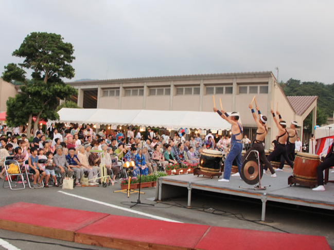 ミレ青山夕涼み会　太鼓演奏